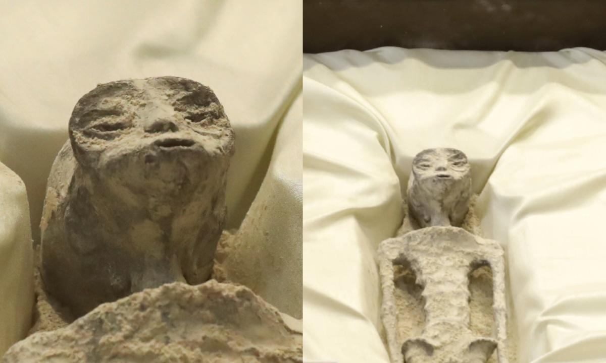 மூன்று விரல்கள்… பெரிய தலை… – மெக்சிகோவில் காட்சிப்படுத்தப்பட்டது ஏலியன்களின் உடல்களா? | alleged alien bodies presented to Mexico Congress