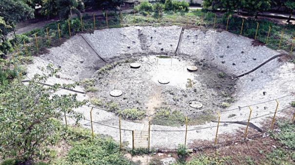 sponge park that absorbs rainwater in chennai