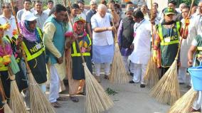cleaning-work-at-6-40-lakh-places-today-in-response-to-prime-minister-narendra-modi-s-invitation