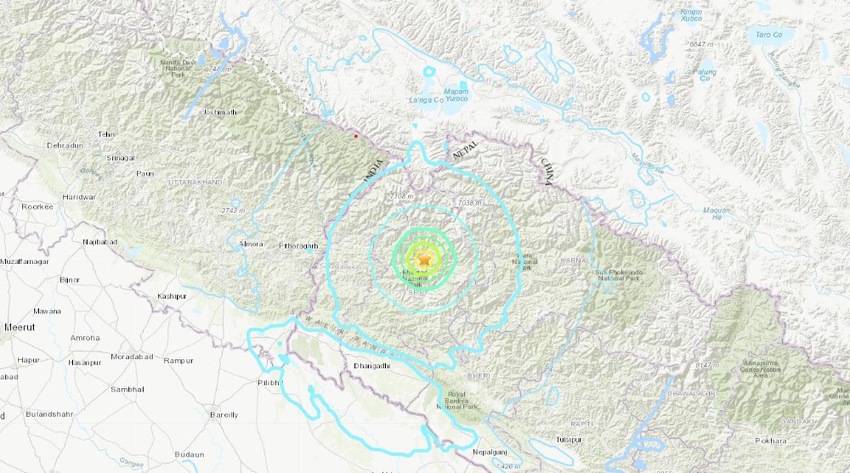  நேபாளத்தில் நிலநடுக்கம்: ரிக்டரில் 6.2 ஆக பதிவு; டெல்லியிலும் உணரப்பட்ட நில அதிர்வு | Two quakes jolt Nepal, tremors felt in Delhi