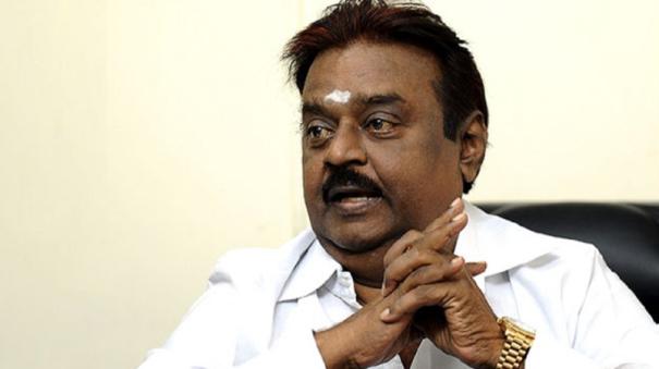 Vijayakanth urged to fulfill the demand of doctors