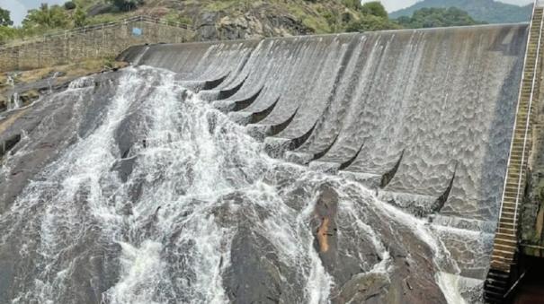 Widespread Rain on Palani, Kodaikanal: Varathamanathi Dam Overflows for 4th Time