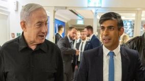 british-prime-minister-rishi-sunak-meets-israeli-prime-minister-netanyahu