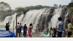 public-is-allowed-to-take-bath-in-thirparappu-waterfalls-after-ten-days