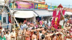 kanyakumari-bhagavathymman-parivetai-procession-lots-of-thousands-devotees-gather