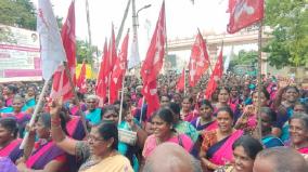 1224-anganwadi-workers-arrested-for-protesting-in-virudhunagar