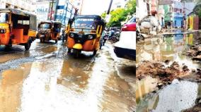 sewage-over-flowing-everywhere-on-madurai-city-unable-to-fix-it-officials-are-stumped