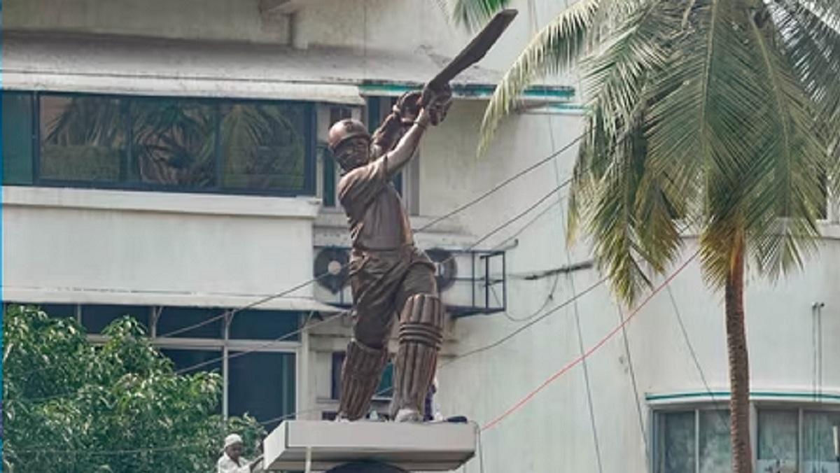 Sachin Tendulkar statue unveiled at Wankhede Stadium today