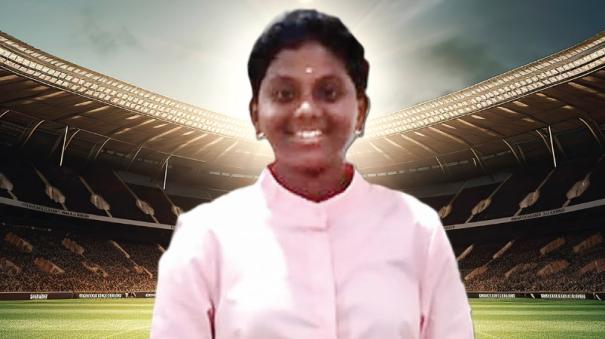 Darshini who was placed in the Tamil Nadu team