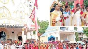 festival-flag-hoisting-of-st-yakapar-temple-near-sathankulam