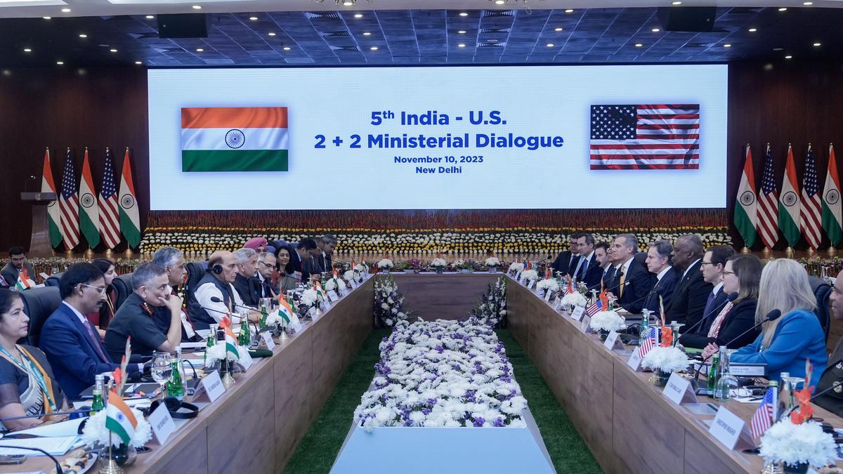 இந்தியா – அமெரிக்கா இடையே 2+2 அமைச்சர்கள் பேச்சுவார்த்தை | India, U.S. hold 2+2 ministerial dialogue with focus on Indo-Pacific, critical minerals and global challenges