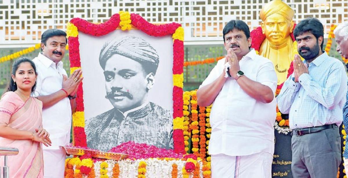 கப்பலோட்டிய தமிழன் வ.உ.சிதம்பரனாரின் 87-வது நினைவு தினம்: முதல்வர், தலைவர்கள் புகழஞ்சலி | 87th Death Anniversary of Kappalottiya Tamilan V.O.Chidambaram Pillai: CM, Leaders Pay Tribute