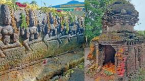 discovery-of-ancient-brick-temple-sculptures-at-villupuram