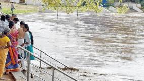 heavy-rains-cause-flooding-on-noyyal-river-ponds-fill-up-fast-on-coimbatore