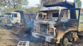 14-vehicles-machinery-torched-in-chhattisgarh-maoist-atrocity