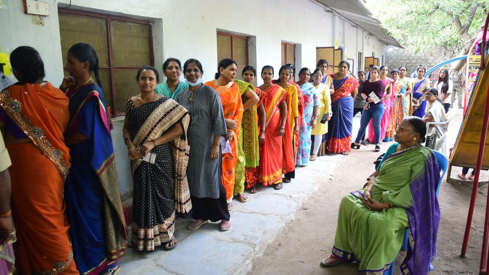 Telangana Election |  51.89% polling till 3 pm;  Slow down in Hyderabad