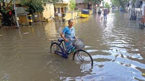 for-the-3rd-day-in-chennai-rain-water-did-not-flow-in-many-places