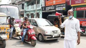 awareness-campaign-on-madurai-streets-by-common-man-amuthan