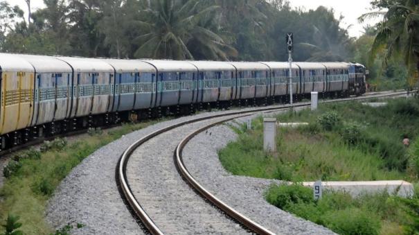 ticket inspector pushed down a passenger on a moving train