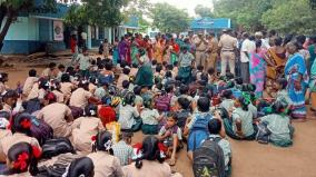 teacher-arrested-under-pocso-act-vakkur-students-refuse-to-come-to-school