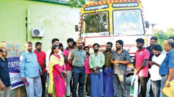 Relief items from Nagai for Affected People on Cyclone Michaung