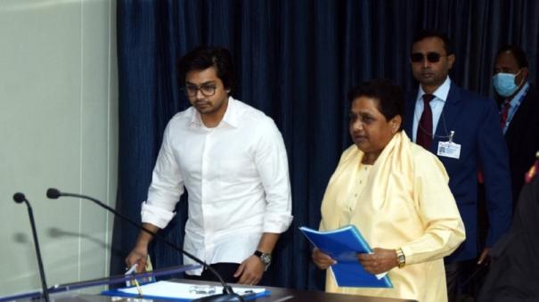 BSP chief Mayawati declared her nephew as her political successor