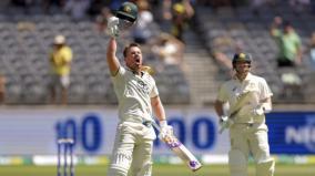 david-warner-celebrates-century-against-pakistan-in-perth-test