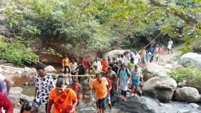 100-devotees-sheltered-on-sathuragiri-hill-considering-protection-from-rain