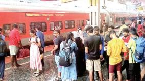 southern-district-trains-cancelled-due-to-continuous-rains-and-floods