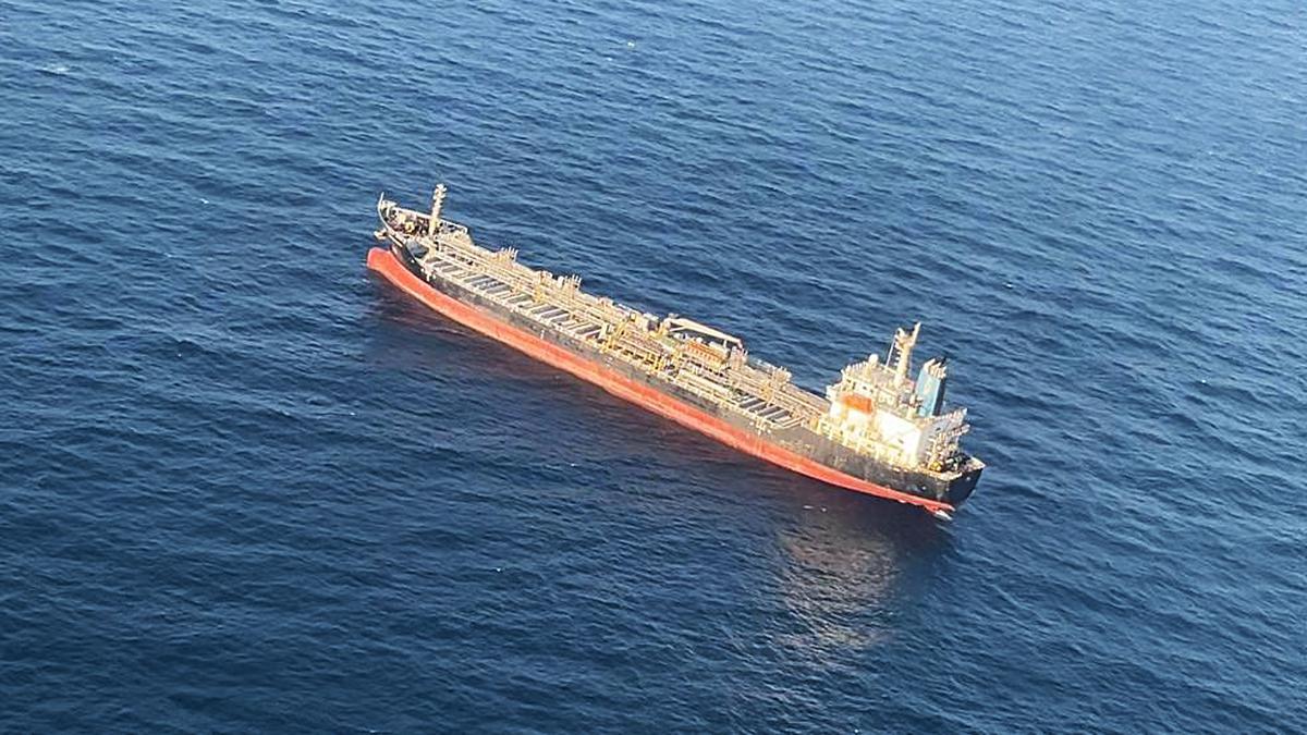 Drone attack on oil tanker carrying 25 Indians in Red Sea: Navy report