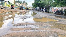 road-issue-in-ambattur-cholambedu-road