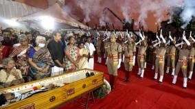 vijayakanth-cremated-with-state-honors-dmdk-headquarters-premises-in-koyambedu