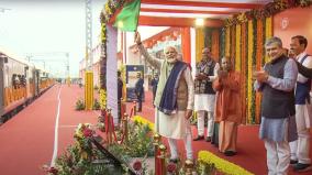 pm-flags-off-6-vande-bharat-2-new-amrit-bharat-trains-at-revamped-railway-station