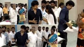 vijay-tirunelveli-relief-materials-distribution-function