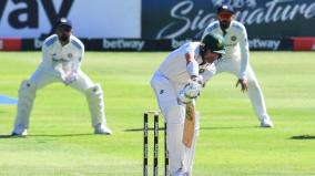 south-africa-captain-dean-elgar-acknowledges-challenging-pitch-in-cape-town