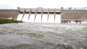 vaigai-dam-reached-full-capacity-excess-water-released