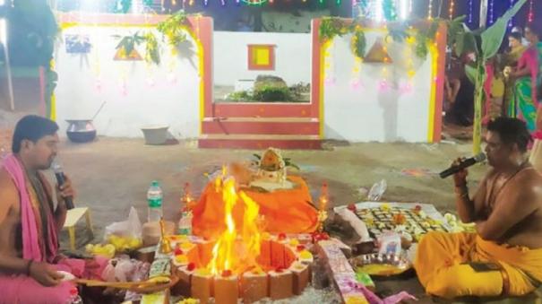 Kudamuzhukku Ceremony at Katamaraju Temple