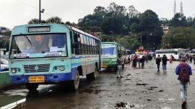 transport-strike-nilgiris-bus-transport-badly-affected-public-suffer