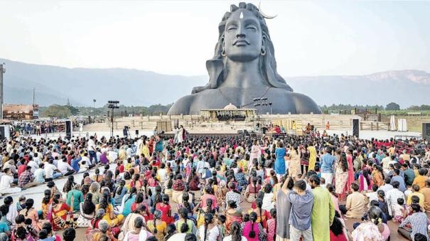 80 lakh people visited Adiyogi in Isha last year!