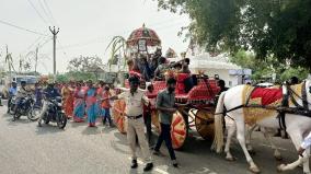 village-people-who-gave-education-to-the-government-school-to-play-the-drums-in-charad-horse-cart