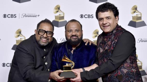 Shankar Mahadevan, Zakir Hussains Shakti Band won the Grammy Award