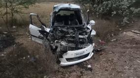 4-youths-killed-on-a-car-collision-with-a-tractor-at-kil-pennathur-near-tiruvannamalai