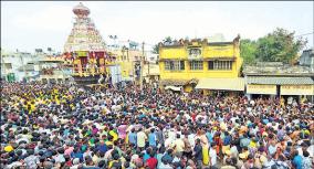 karamadai-aranganathar-swami-massimag-chariot-crowded-devotees-darshan