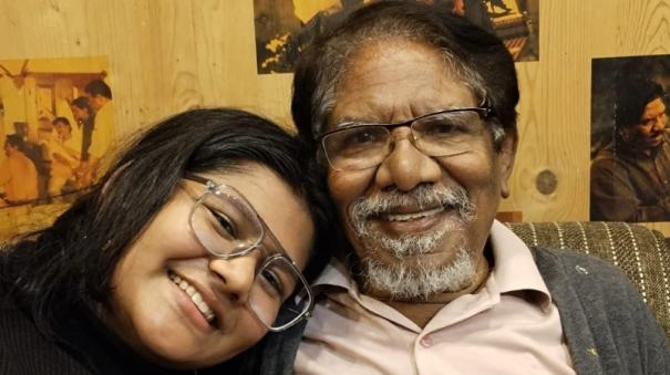 bharathiraja acted in his grand daughter movie