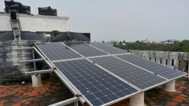 Solar panel at home