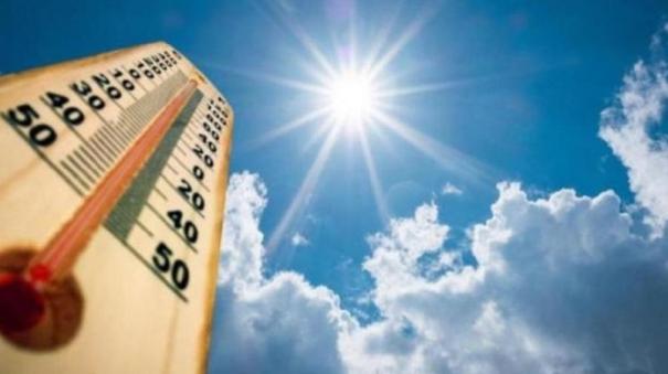 Erode recorded the highest temperature in Tamil Nadu at 103 degrees