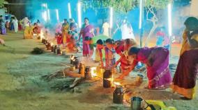 villagers-celebrating-pongal-festival-by-building-100-years-of-traditional-marichi-near-tirupathur