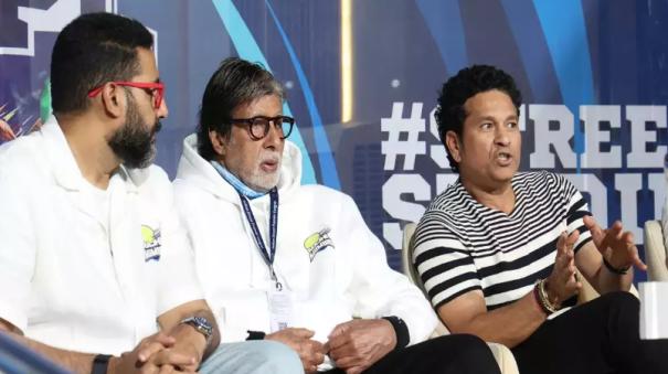 Amitabh Bachchan attends ISPL finale, calls angioplasty report fake news