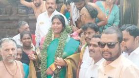 i-will-prevent-the-govt-from-trying-to-take-over-chidambaram-temple-bjp-candidate-karthiyaini