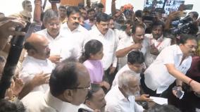 north-chennai-constituency-nomination-filing-sekarbabu-jayakumar-had-a-heated-argument